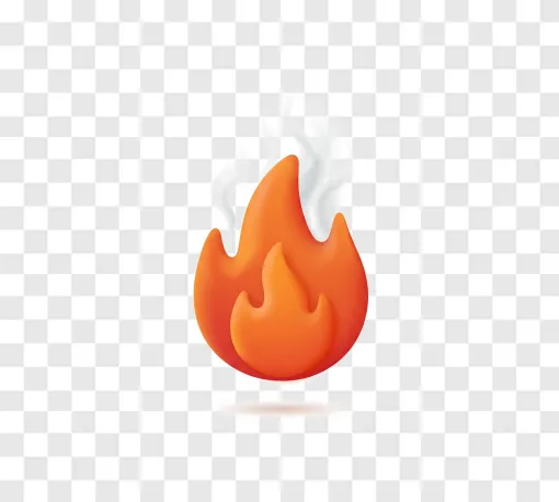 Wildfire Flame And Smoke PNG Image For Emergency Design