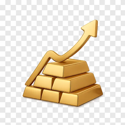 Gold Bar PNG Transparent Image For Financial Designs