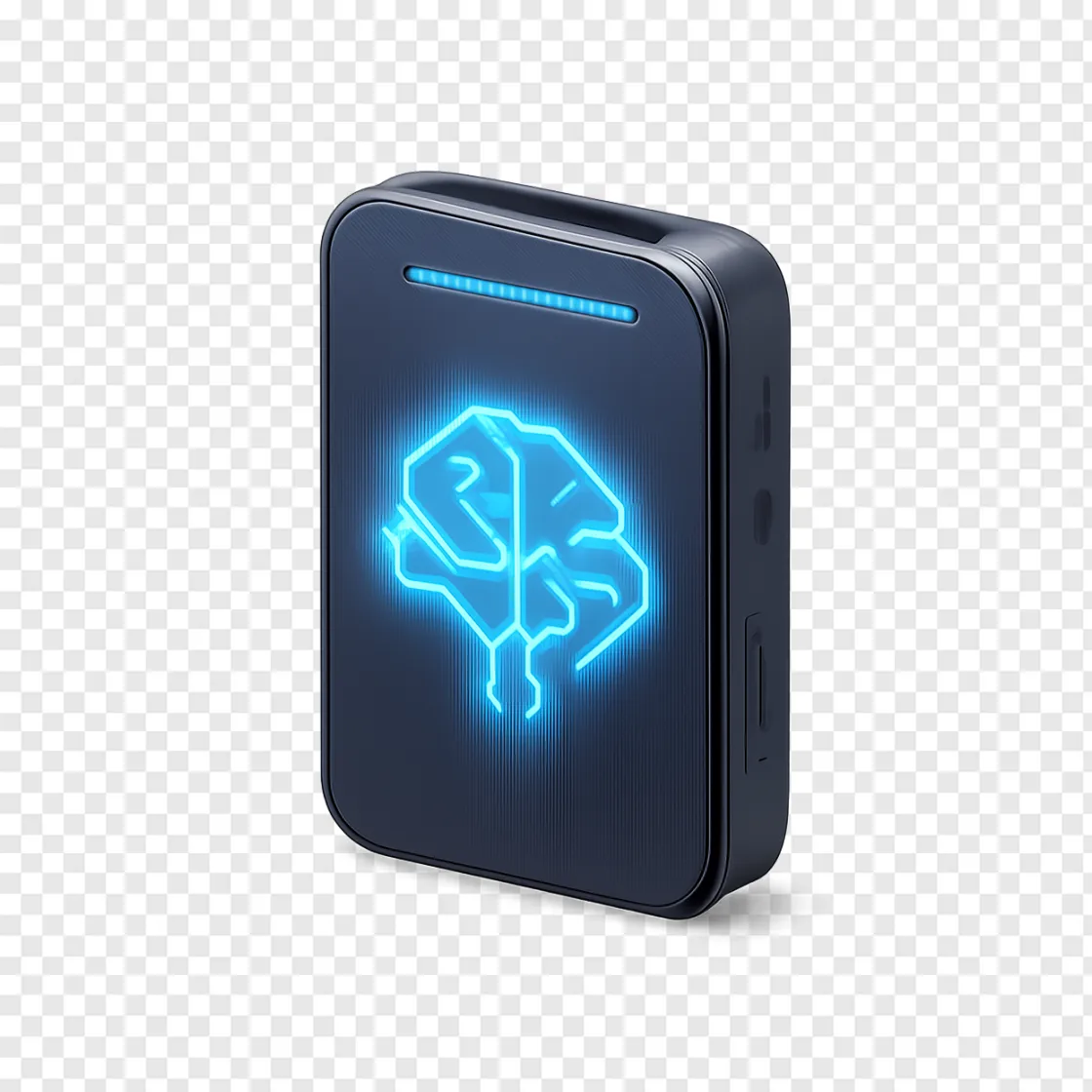 Futuristic AI Hardware PNG Transparent Image