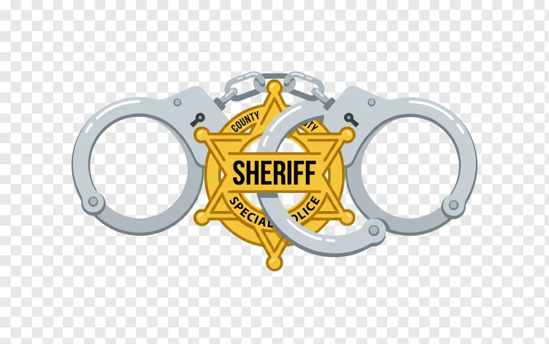 Buddy Cop Badge And Handcuffs PNG Icon