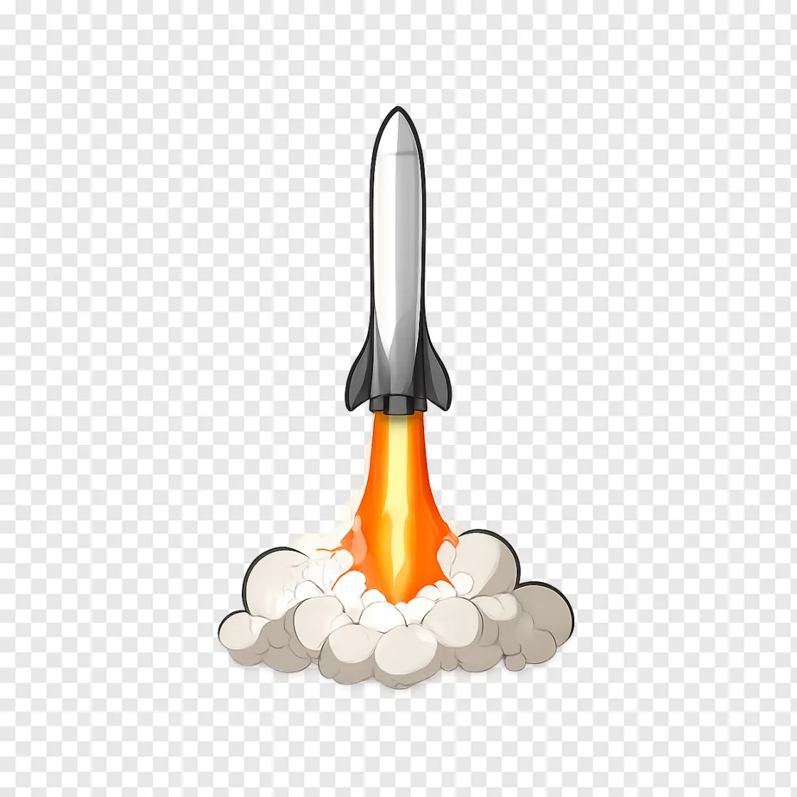 Space Rocket Launch PNG Image For Free Download