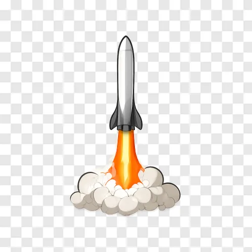 Space Rocket Launch PNG Image For Free Download