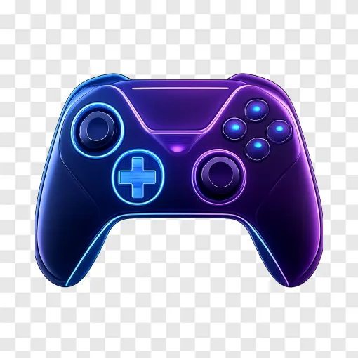 Futuristic Gaming Controller PNG