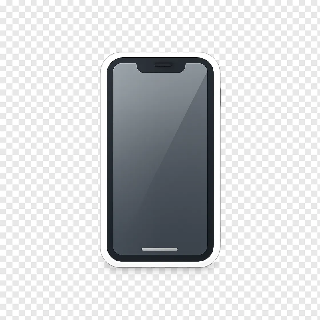 Futuristic Smartphone PNG Image
