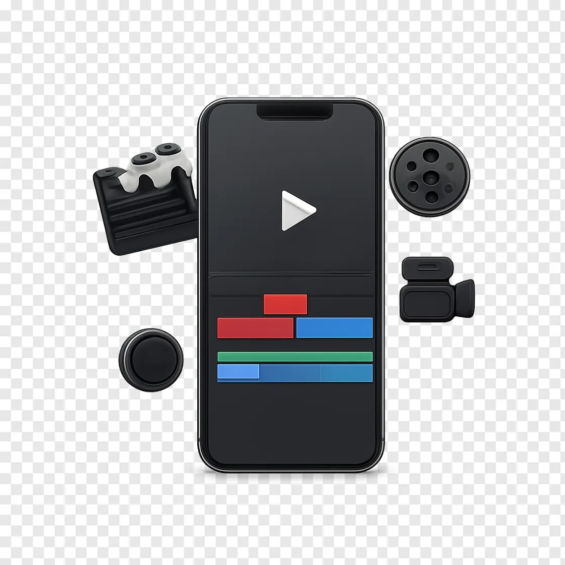 Video Editing Timeline Icon PNG