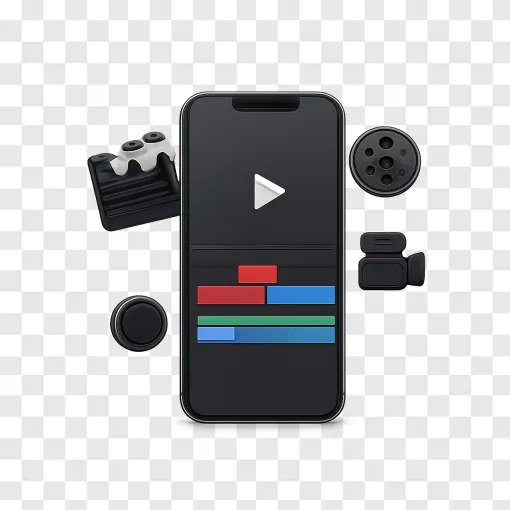 Video Editing Timeline Icon PNG