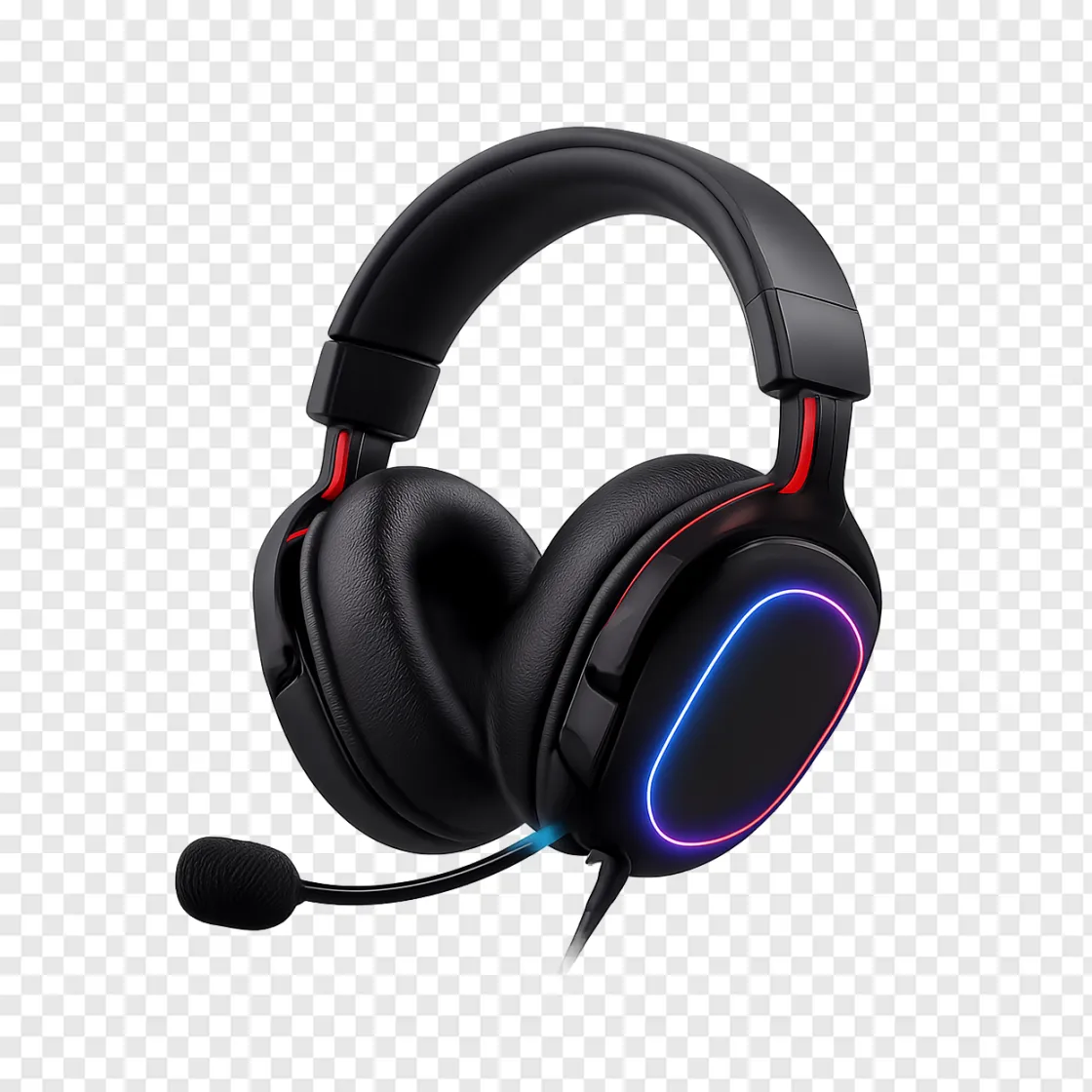 Gaming Headset PNG Transparent Background