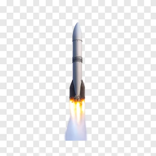 Space Rocket Launch PNG Image With Transparent Background