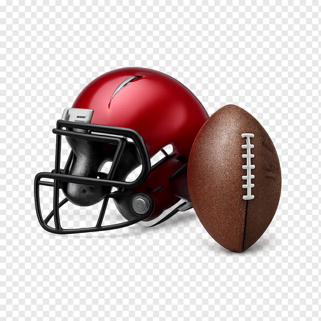 College Football Helmet PNG Transparent Image