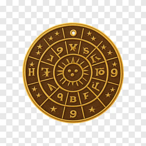 Zodiac Wheel PNG Transparent Image
