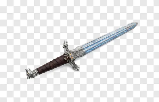 The Witcher Silver Sword PNG Transparent Image