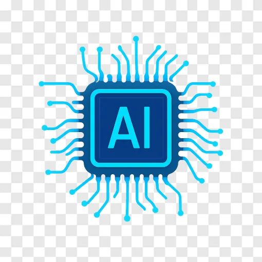 AI Chip And Processor PNG Image For Tech Designs