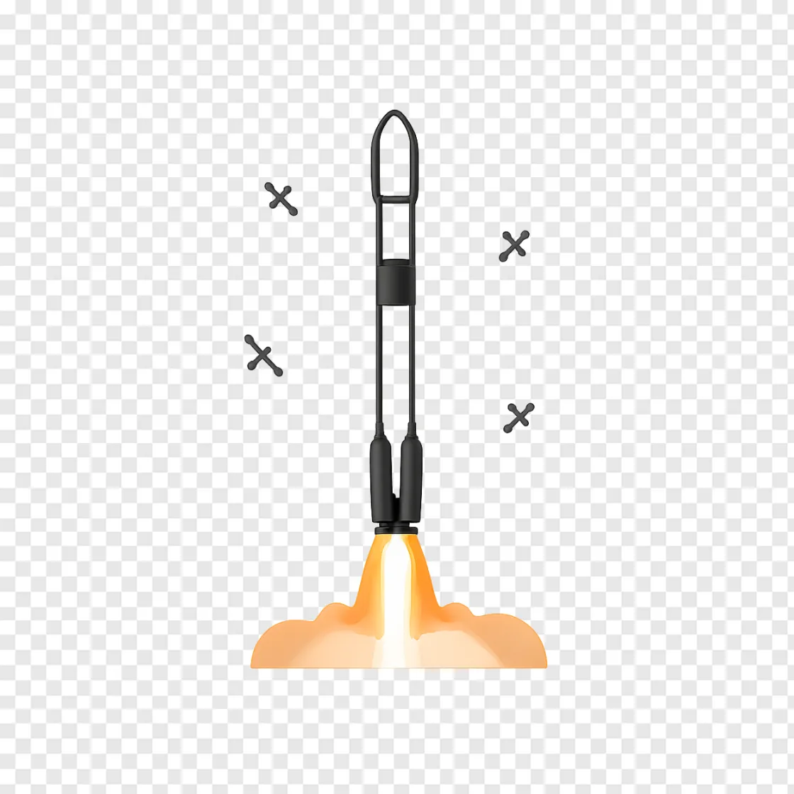 SpaceX Falcon 9 Rocket Launch PNG Transparent Image