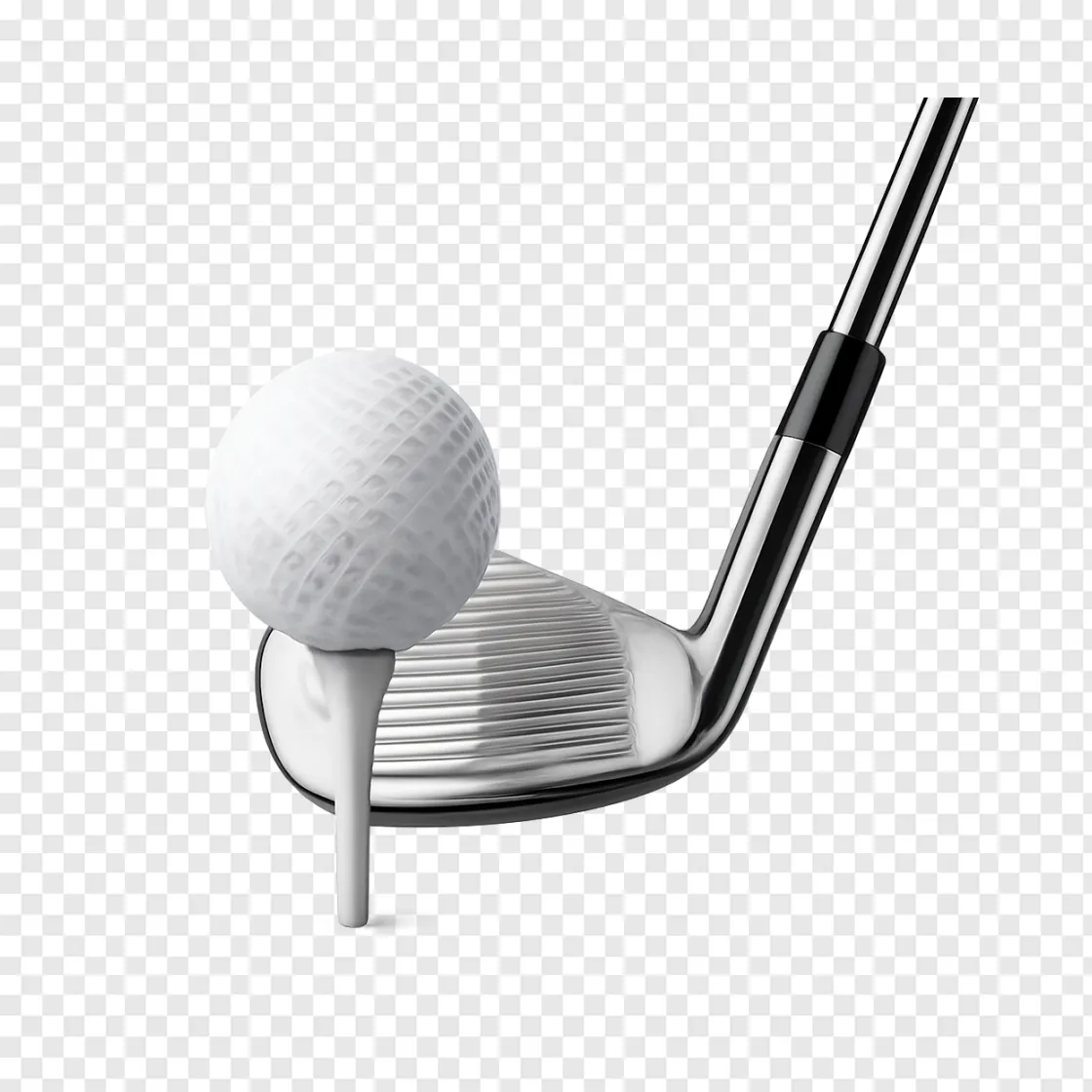 Golf Ball On Tee PNG Transparent Background