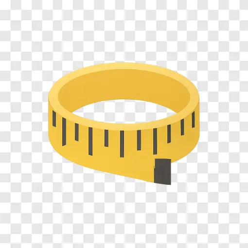 Waist Measuring Tape PNG - Fitness And Health Concept