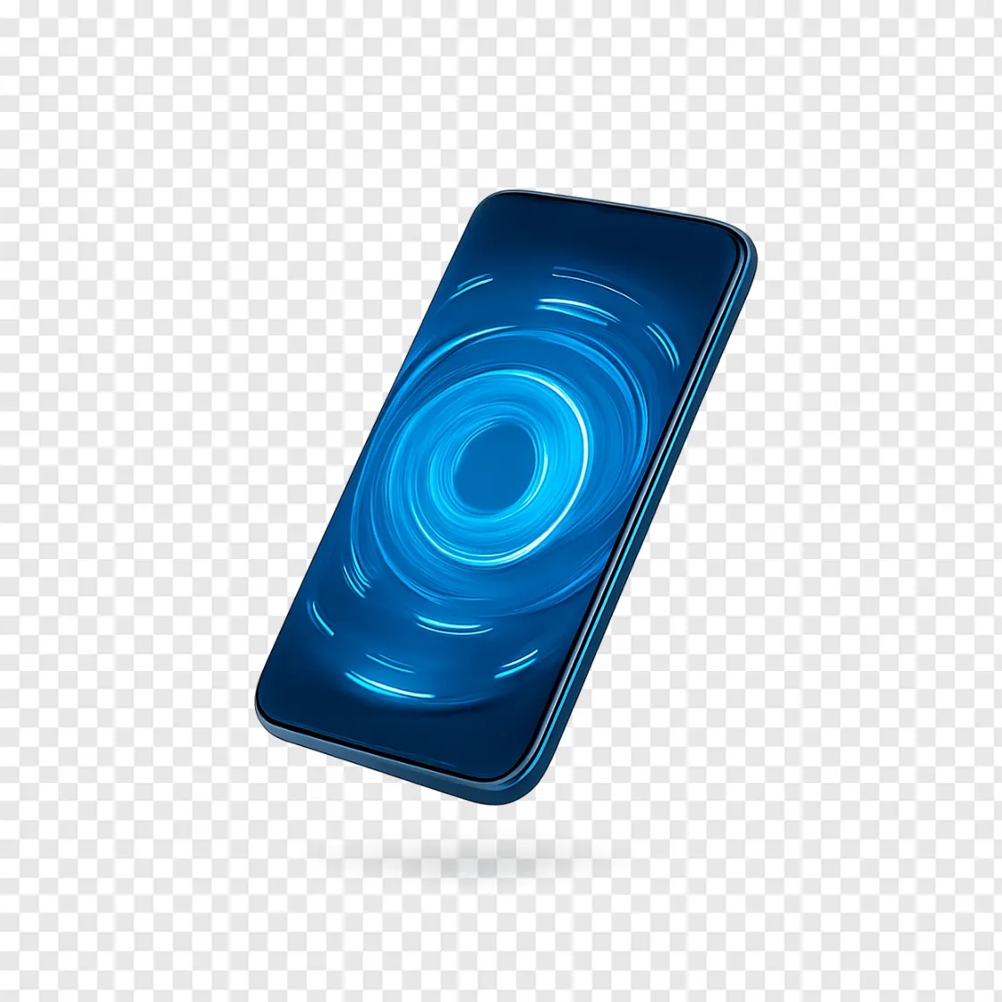 Futuristic Smartphone PNG Image