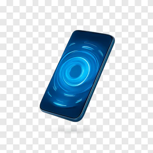 Futuristic Smartphone PNG Image