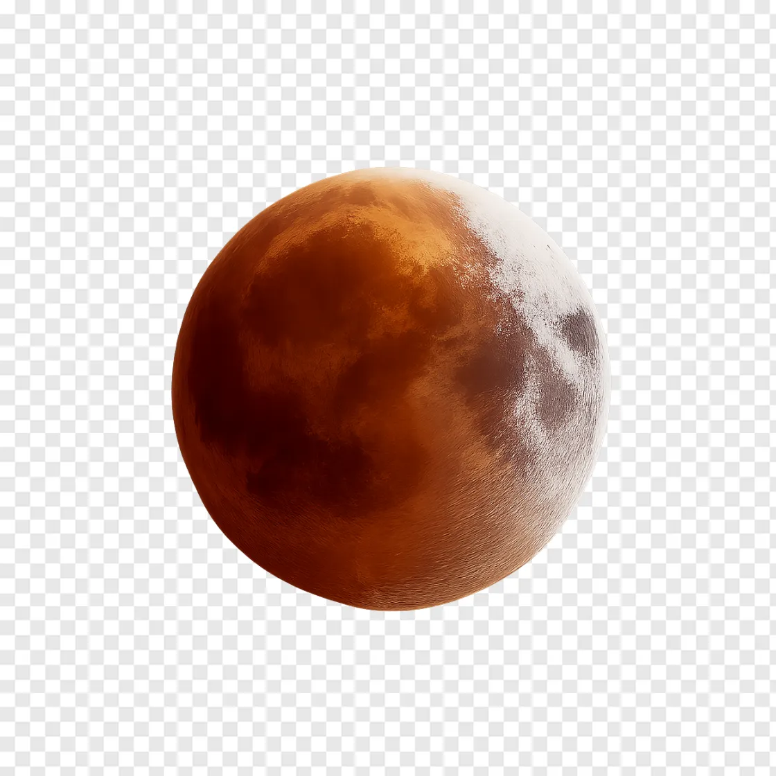 Lunar Eclipse PNG Transparent Image
