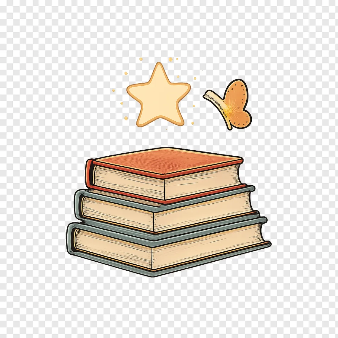 Childrens Books PNG Graphic Element