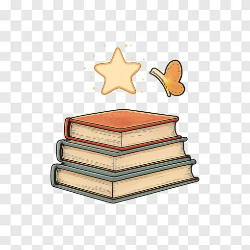 Childrens Books PNG Graphic Element