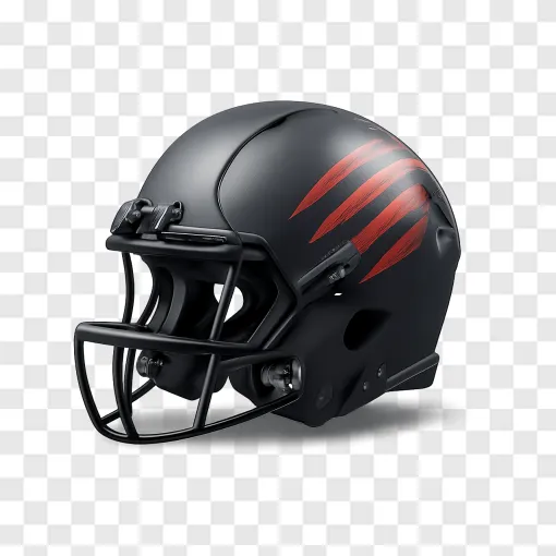 American Football Helmet PNG Transparent Background