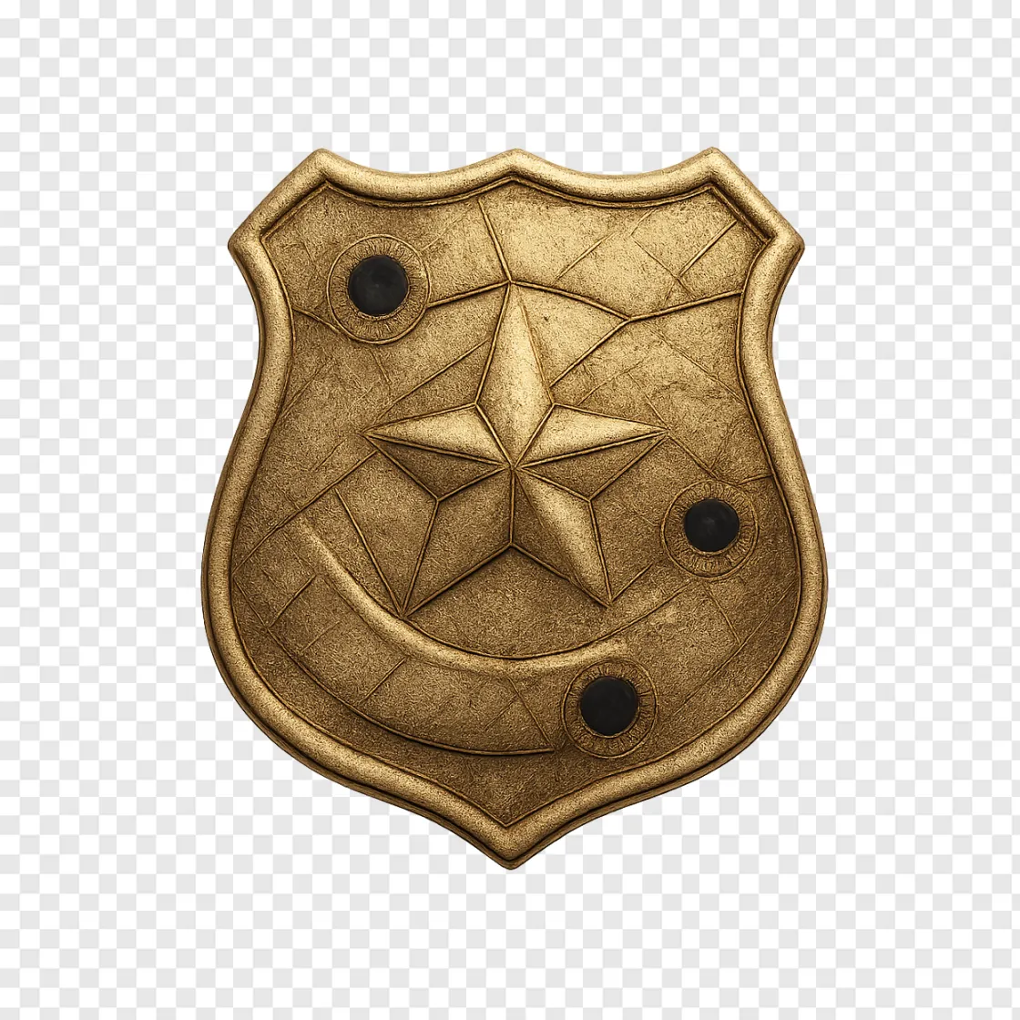 GTA V RP Police Badge PNG Transparent Image