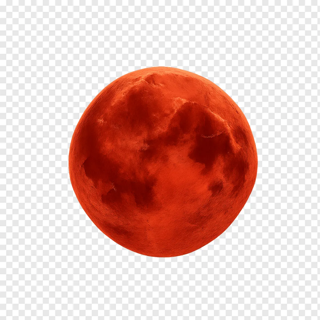 Blood Moon PNG Transparent Image