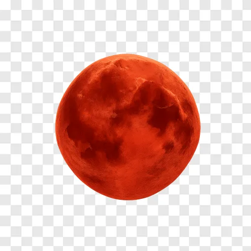 Blood Moon PNG Transparent Image