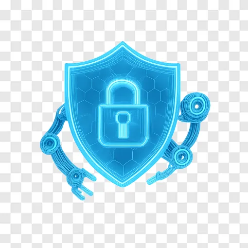 AI Security Shield And Cyber Tech PNG