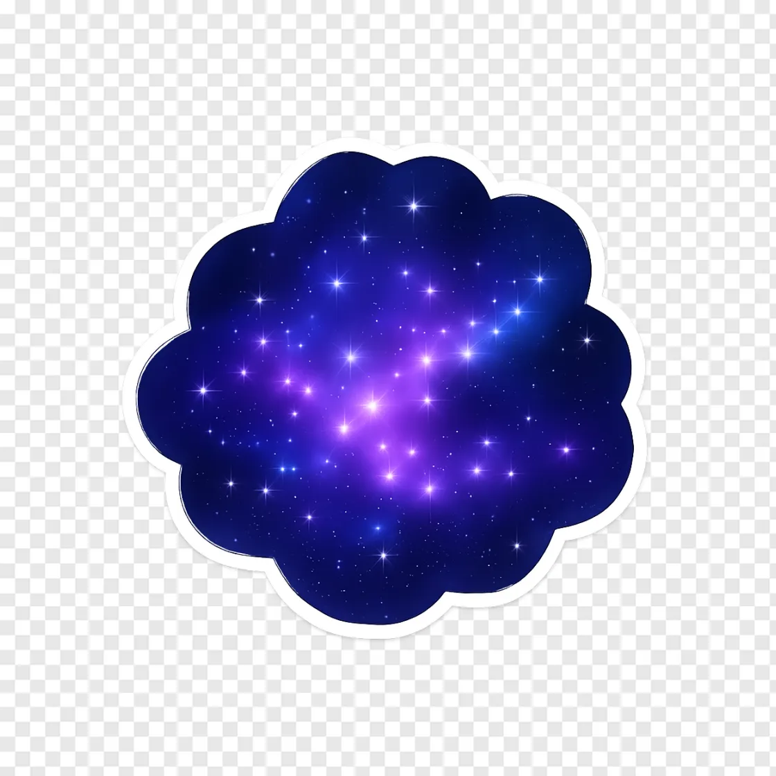 Dark Matter Cosmic Nebula PNG Transparent Image