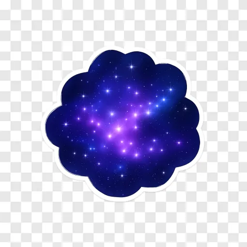 Dark Matter Cosmic Nebula PNG Transparent Image