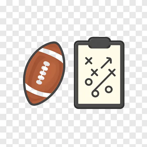 2027 NFL Draft Football PNG Transparent Image