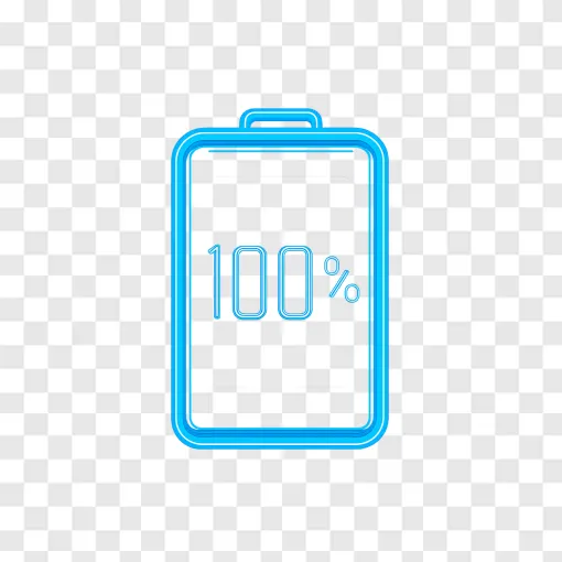 Futuristic Smartphone Battery PNG For Tech Designs