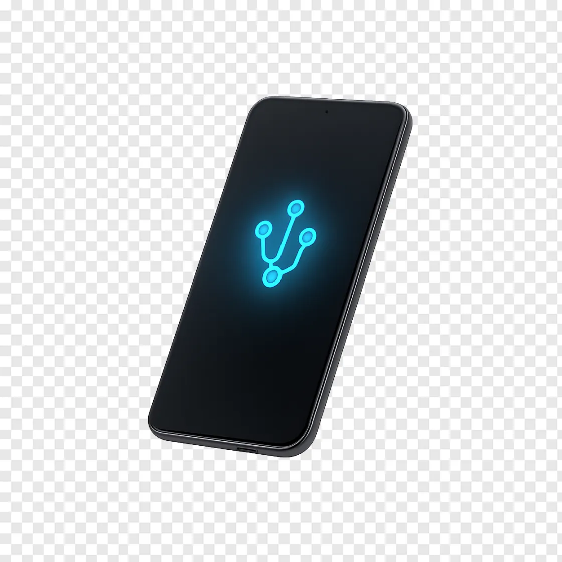Futuristic Smartphone Mockup PNG For Tech Designs