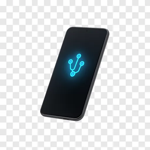 Futuristic Smartphone Mockup PNG For Tech Designs