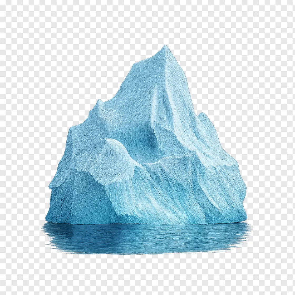 Majestic Iceberg PNG Image For Design Projects