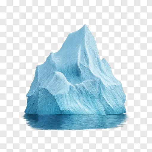 Majestic Iceberg PNG Image For Design Projects