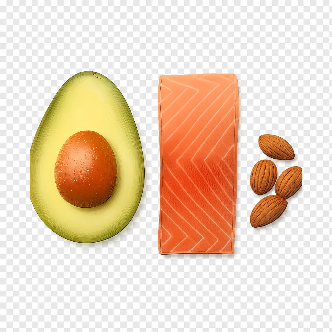 Keto Diet Food Elements PNG Transparent Background