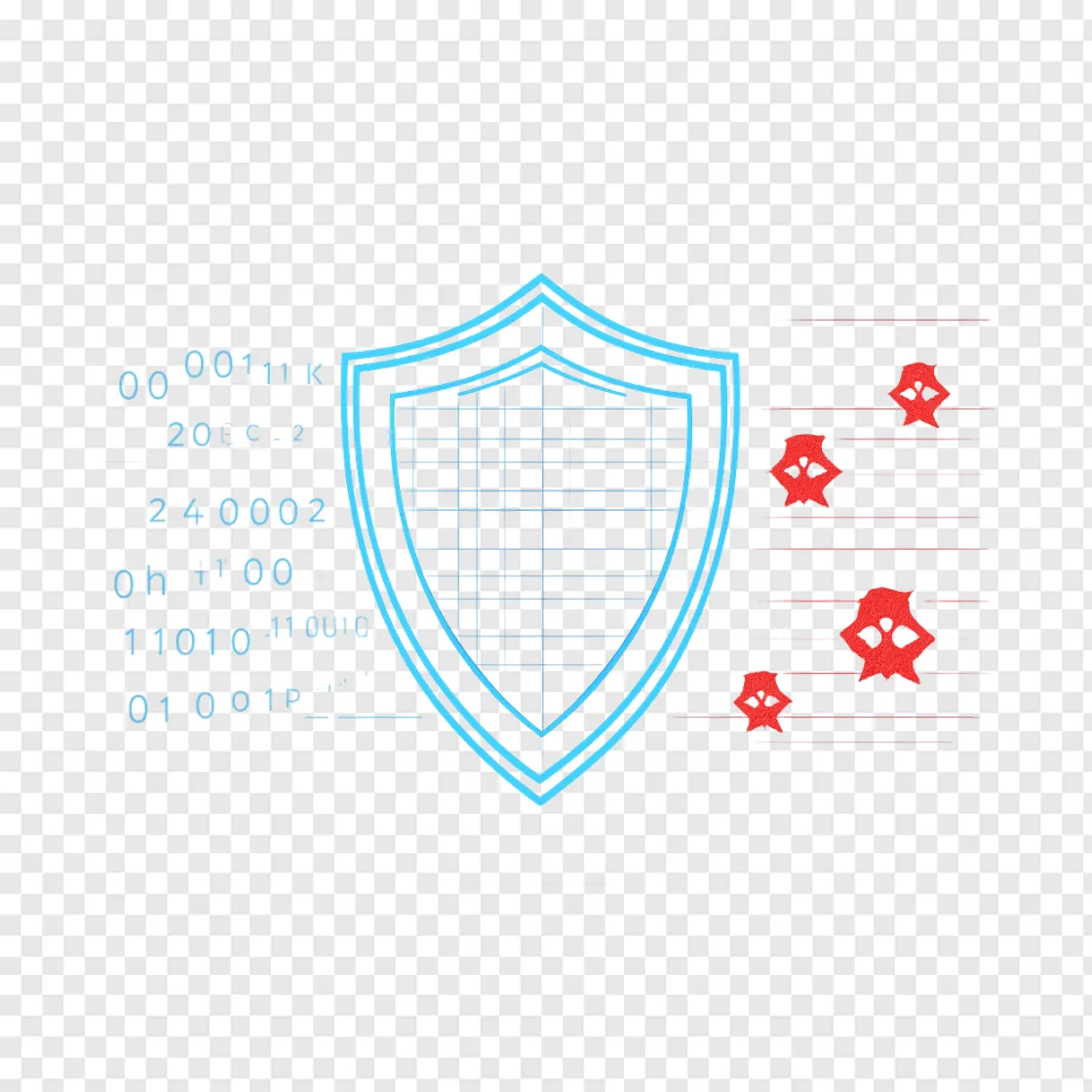 Cybersecurity Shield PNG Image For Tech Designs
