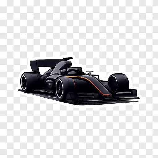 Formula 1 Racing Car PNG Transparent Image