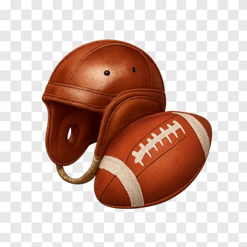 College Football Equipment PNG Design