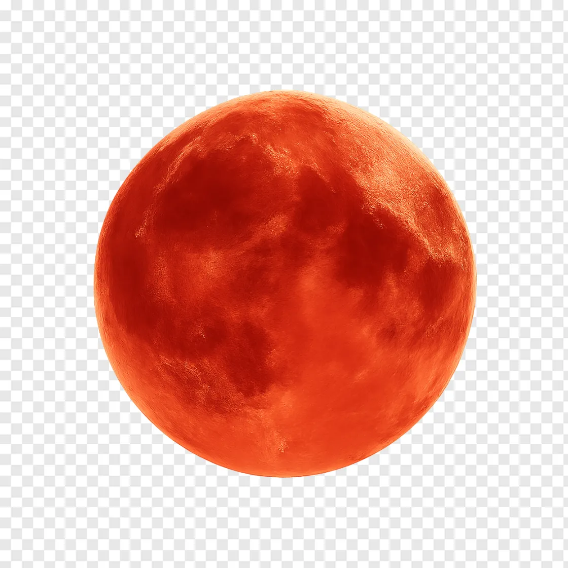 Blood Moon PNG Transparent Image