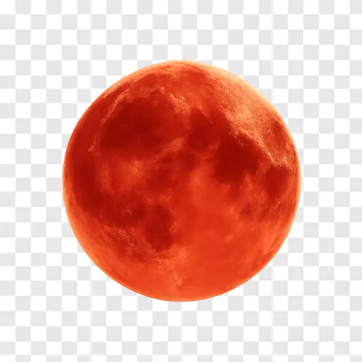 Blood Moon PNG Transparent Image