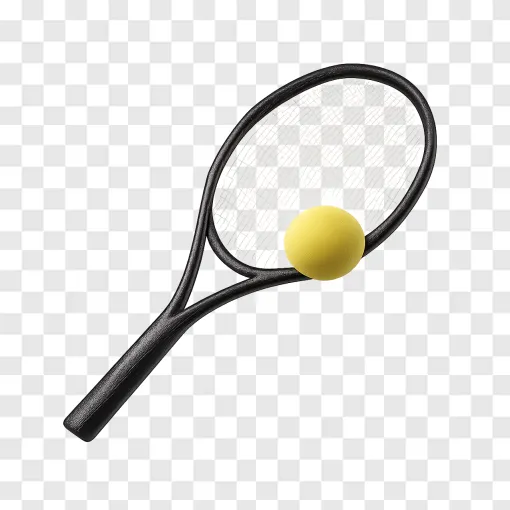 US Open Tennis Racket And Ball PNG Transparent Image