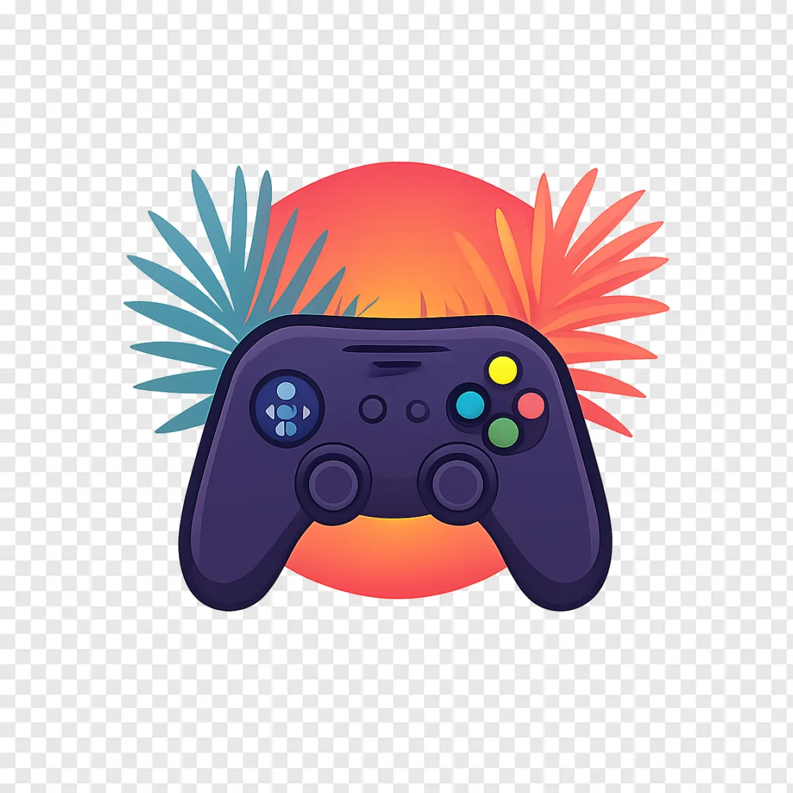 GTA 6 Gaming Controller Transparent PNG