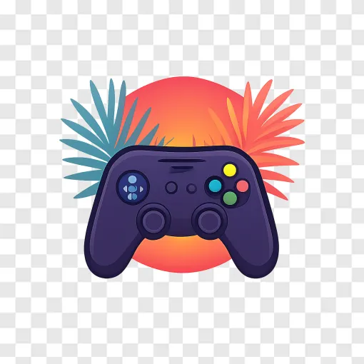 GTA 6 Gaming Controller Transparent PNG