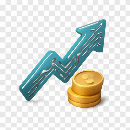 Financial Growth Chart PNG With Transparent Background