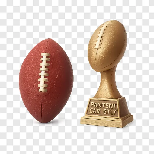 Fantasy Football Trophy PNG Image With Transparent Background