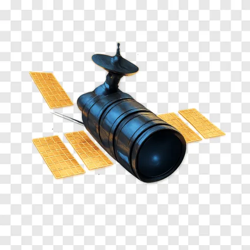 Space Telescope PNG Transparent Image For Science Designs