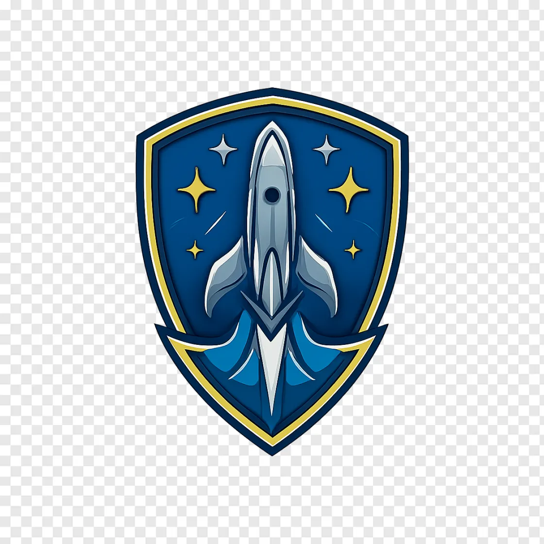 Space Force Academy Emblem PNG Transparent Background